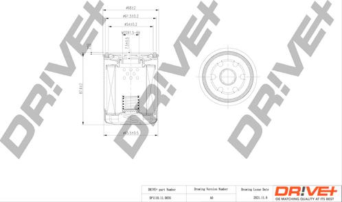 Dr!ve+ DP1110.11.0035 - Масляный фильтр autospares.lv