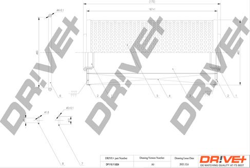 Dr!ve+ DP1110.11.0024 - Масляный фильтр autospares.lv