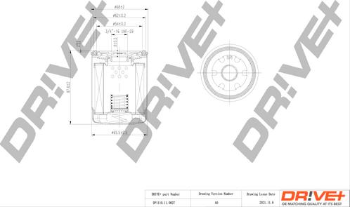 Dr!ve+ DP1110.11.0027 - Масляный фильтр autospares.lv