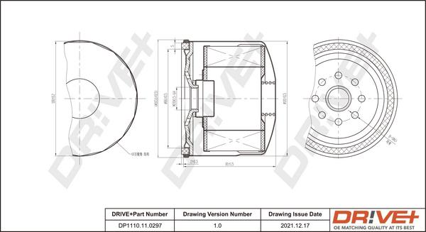 Dr!ve+ DP1110.11.0297 - Масляный фильтр autospares.lv