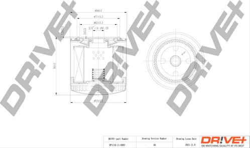 Dr!ve+ DP1110.11.0263 - Масляный фильтр autospares.lv