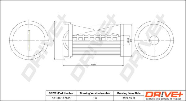 Dr!ve+ DP1110.13.0055 - Топливный фильтр autospares.lv