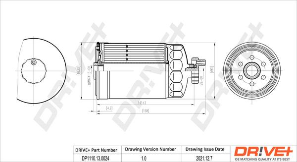 Dr!ve+ DP1110.13.0024 - Топливный фильтр autospares.lv