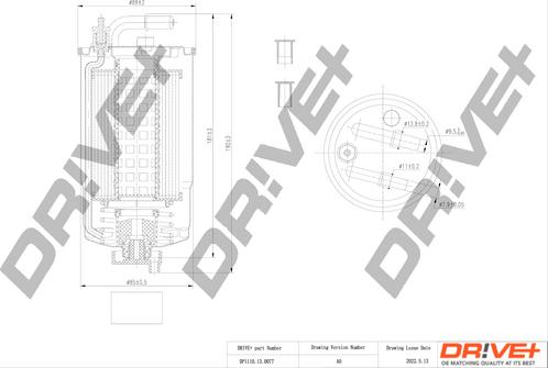 Dr!ve+ DP1110.13.0077 - Топливный фильтр autospares.lv