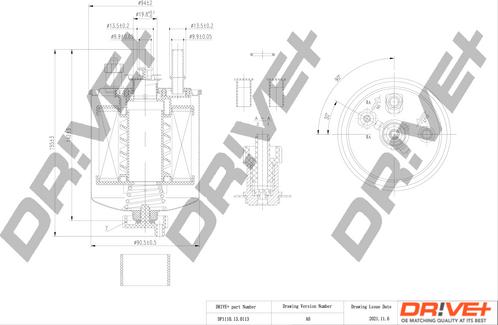 Dr!ve+ DP1110.13.0113 - Топливный фильтр autospares.lv