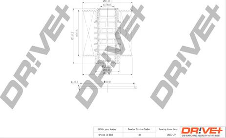 Dr!ve+ DP1110.13.0316 - Топливный фильтр autospares.lv