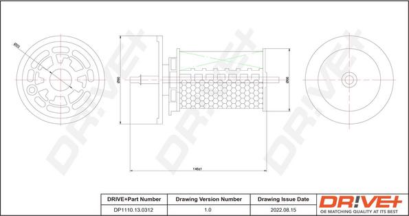 Dr!ve+ DP1110.13.0312 - Топливный фильтр autospares.lv