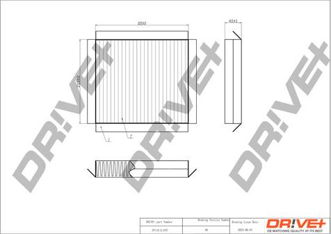 Dr!ve+ DP1110.12.0197 - Фильтр воздуха в салоне autospares.lv