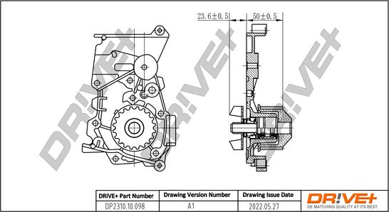 Dr!ve+ DP2310.10.098 - Водяной насос autospares.lv