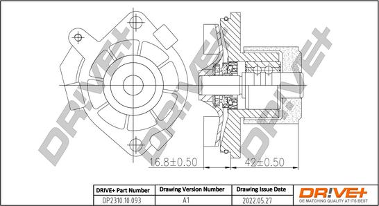 Dr!ve+ DP2310.10.093 - Водяной насос autospares.lv