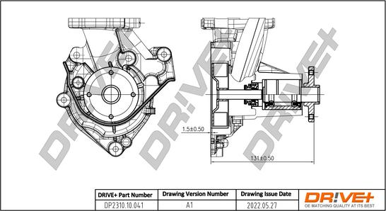 Dr!ve+ DP2310.10.041 - Водяной насос autospares.lv