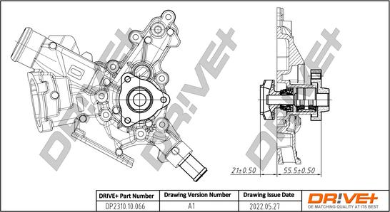 Dr!ve+ DP2310.10.066 - Водяной насос autospares.lv