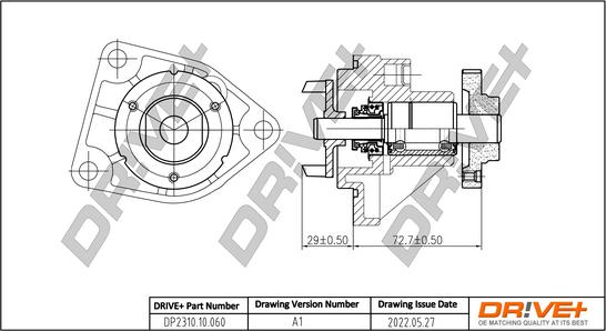 Dr!ve+ DP2310.10.060 - Водяной насос autospares.lv