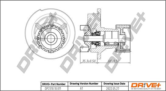 Dr!ve+ DP2310.10.011 - Водяной насос autospares.lv