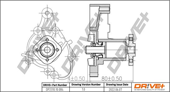 Dr!ve+ DP2310.10.084 - Водяной насос autospares.lv