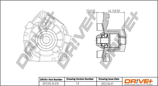 Dr!ve+ DP2310.10.035 - Водяной насос autospares.lv