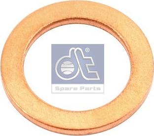 DT Spare Parts 9.01100 - Уплотнительное кольцо, резьбовая пробка маслосливного отверстия autospares.lv