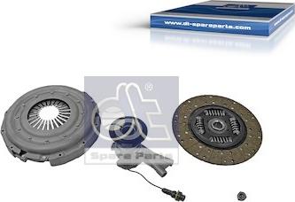 DT Spare Parts 4.91989 - Комплект сцепления autospares.lv