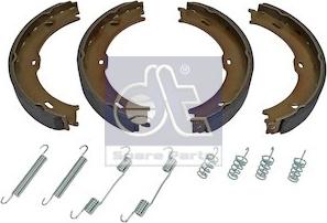 DT Spare Parts 4.91488 - Комплект тормозных колодок, барабанные autospares.lv