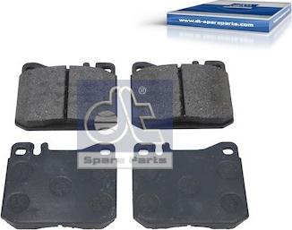 DT Spare Parts 4.92240 - Тормозные колодки, дисковые, комплект autospares.lv