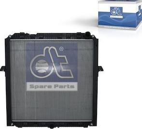 DT Spare Parts 4.66276 - Радиатор, охлаждение двигателя autospares.lv