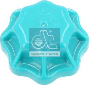 DT Spare Parts 4.61594 - Крышка, резервуар охлаждающей жидкости autospares.lv