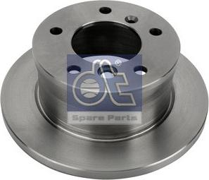 DT Spare Parts 4.63986 - Тормозной диск autospares.lv