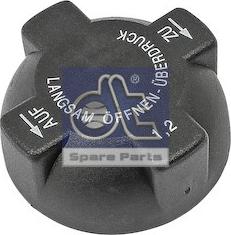 DT Spare Parts 4.63261 - Крышка, резервуар охлаждающей жидкости autospares.lv