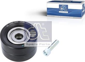 DT Spare Parts 4.63795 - Ролик натяжителя, клиновой ремень autospares.lv