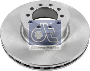DT Spare Parts 4.62214 - Тормозной диск autospares.lv