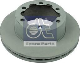 DT Spare Parts 4.67599 - Тормозной диск autospares.lv