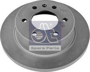 DT Spare Parts 4.67596 - Тормозной диск autospares.lv