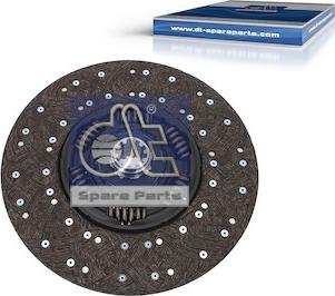 DT Spare Parts 5.55314 - Диск сцепления, фрикцион autospares.lv