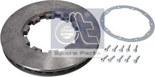 DT Spare Parts 5.21221 - Тормозной диск autospares.lv