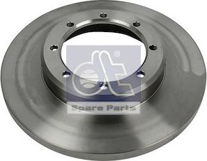 DT Spare Parts 6.61036 - Тормозной диск autospares.lv