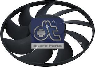 DT Spare Parts 6.35102 - Крыльчатка вентилятора, охлаждение двигателя autospares.lv