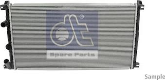 DT Spare Parts 6.35240 - Радиатор, охлаждение двигателя autospares.lv