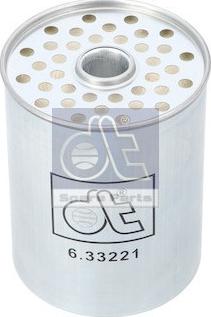 DT Spare Parts 6.33221 - Топливный фильтр autospares.lv