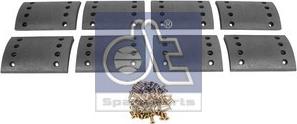 DT Spare Parts 10.33003 - Комплект тормозных башмаков, барабанные тормоза autospares.lv
