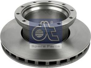 DT Spare Parts 10.24101 - Тормозной диск autospares.lv