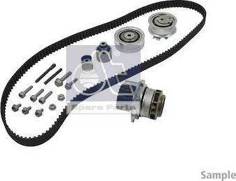 DT Spare Parts 11.90226 - Водяной насос + комплект зубчатого ремня ГРМ autospares.lv