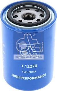 DT Spare Parts 1.12270 - Топливный фильтр autospares.lv