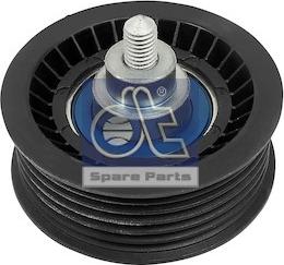 DT Spare Parts 13.43552 - Ролик, поликлиновый ремень autospares.lv