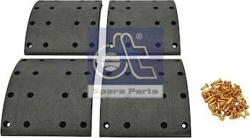 DT Spare Parts 1.35000 - Комплект тормозных башмаков, барабанные тормоза autospares.lv