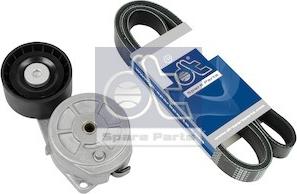 DT Spare Parts 1.31176 - Поликлиновый ременный комплект autospares.lv