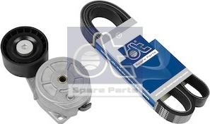 DT Spare Parts 1.31177 - Поликлиновый ременный комплект autospares.lv