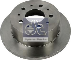 DT Spare Parts 12.41001 - Тормозной диск autospares.lv