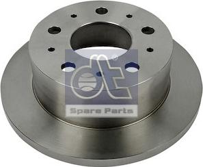 DT Spare Parts 12.41002 - Тормозной диск autospares.lv