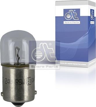 DT Spare Parts 1.21577 - Лампа накаливания, фонарь сигнала тормоза / задний габаритный autospares.lv