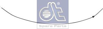 DT Spare Parts 1.22925 - Тросик заслонки отопителя autospares.lv